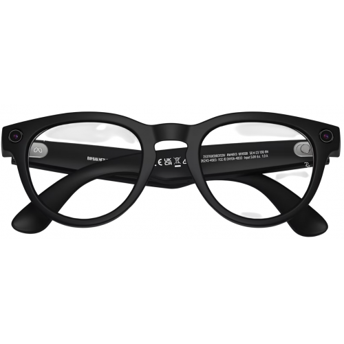 Умные очки Ray-Ban Meta* Headliner Gen 2 Matte Black, Прозрачные линзы для компьютера Clear Blue-Violet (RW4013), размер M